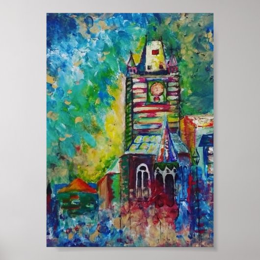 Astronomischer Uhrturm - Prag Print Poster (Vorne)