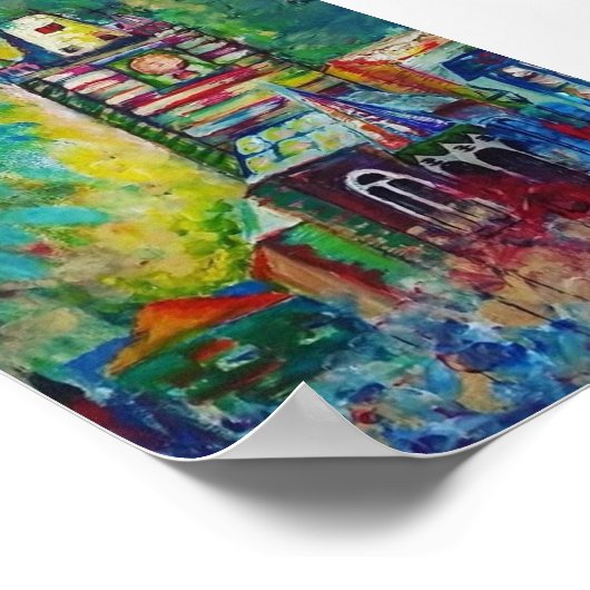 Astronomischer Uhrturm - Prag Print Poster (Ecke)