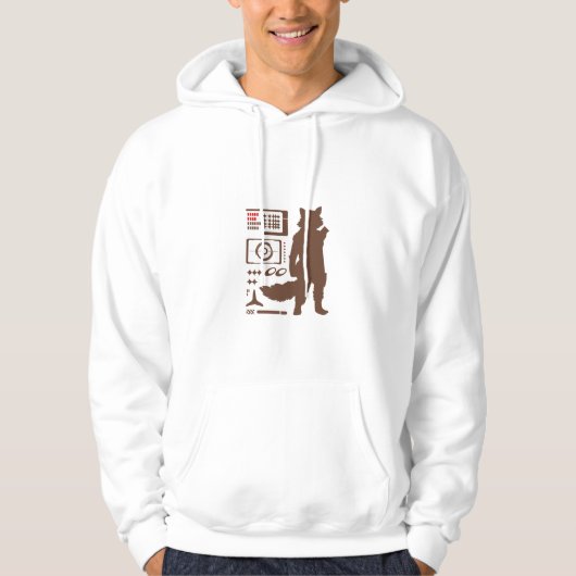 Astronomischer Weltraumkrieger Hoodie (Vorderseite)