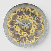 Astronomisches antikes Tierzeichen Große Wanduhr (Vorderseite)