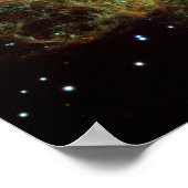 Astronomisches Foto, Krabbennebel Poster (Ecke)
