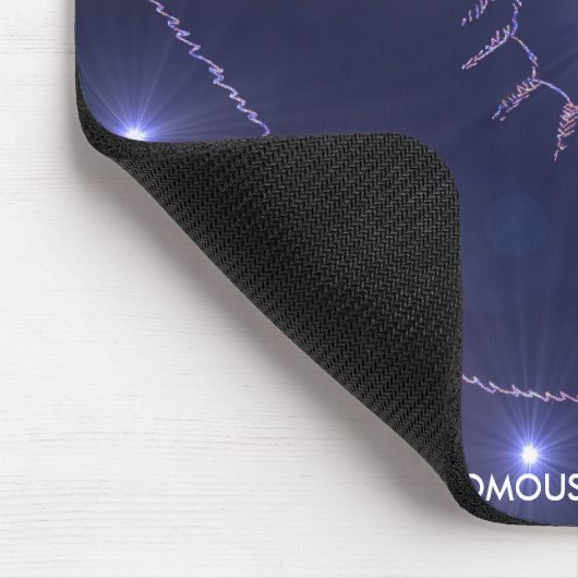 Astronomouse Supernova-Party Mousepad (Ecke)