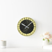 Astronomy Clock Runde Wanduhr (Zuhause)