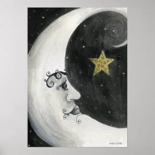 Astronomy - Moon Print Poster