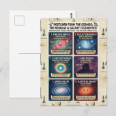 Astronomy Nebula Galaxy Space Science Design Postkarte (Vorne/Hinten)