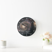 Astronomy & Whirpool Galaxy Clock, Hubble / spiral Runde Wanduhr (Zuhause)