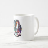 Astronout Dog Mascot 3 Kaffeetasse (VorderseiteRechts)