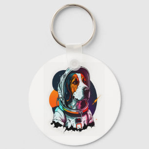 Astronout Dog Mascot 3 Schlüsselanhänger