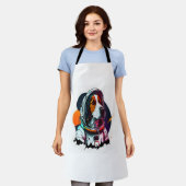 Astronout Dog Mascot 3 Schürze (Getragen)