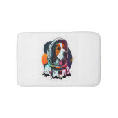 Astronout Dog Mascot Badematte (Vorderseite)