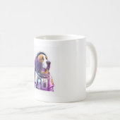 Astronout Dog Mascot Kaffeetasse (VorderseiteRechts)