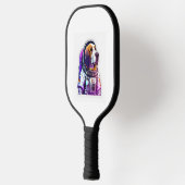 Astronout Dog Mascot Pickleball Schläger (Links)