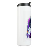 Astronout Dog Mascot Thermosbecher (Nach links gedreht)