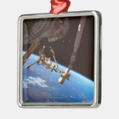 Astronuats Gehen Silbernes Ornament (Links)