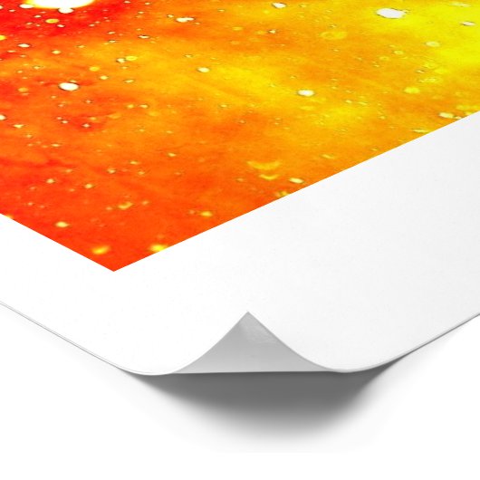 Astrophysical Snow Poster (Ecke)