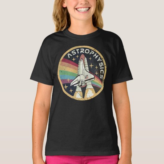 Astrophysics Vintage Emblem V02 T-Shirt (Vorderseite)