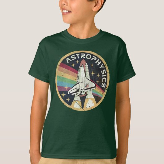 Astrophysics Vintage Emblem V02 T-Shirt (Vorderseite)