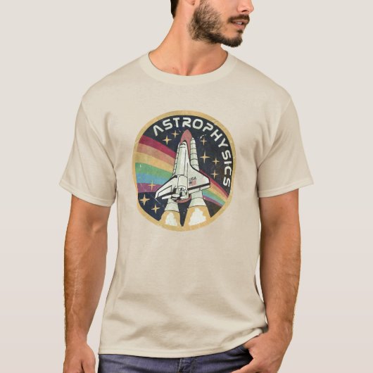 Astrophysics Vintage Emblem V02 T-Shirt (Vorderseite)