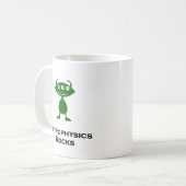 Astrophysik für Dreifach-Augen-Steine grün Kaffeetasse (Vorderseite Links)