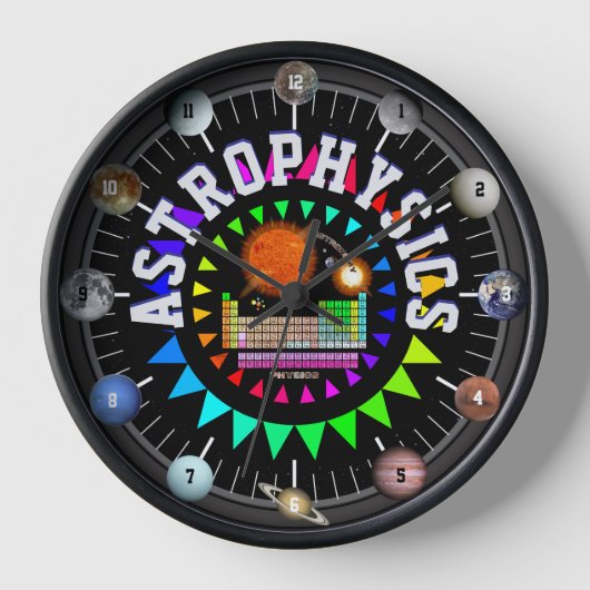 Astrophysik-Planeten und Monde Uhr (Vorderseite)