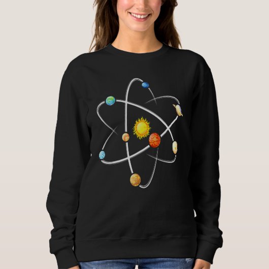 Astrophysik Planets Newtons Wiege Sweatshirt (Vorderseite)