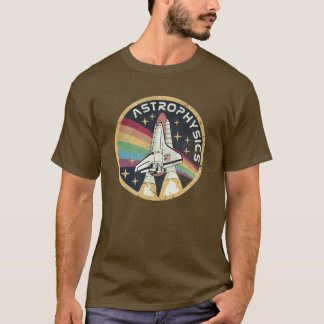 Astrophysik Vintage-Emblem V02 T-Shirt