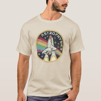 Astrophysik Vintage-Emblem V02 T-Shirt