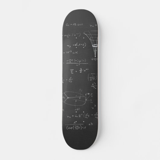 Astrophysikdiagramme und -formeln skateboard (Vorderseite)