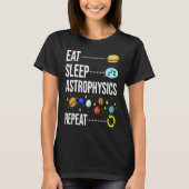 Astrophysiker Astrophysik-Astronomie Teleskop T-Shirt (Vorderseite)