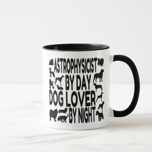 Astrophysische Lieben Hunde Tasse (Rechts)