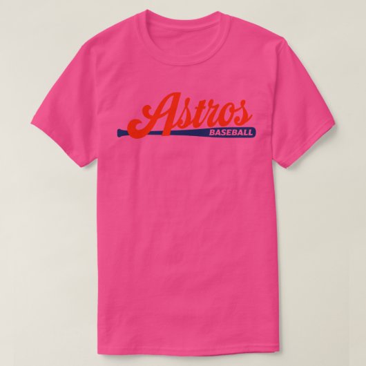 Astros Baseball Bat T-Shirt (Design vorne)