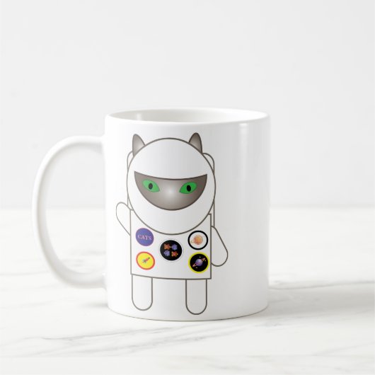 Astrounaut Kitty Kaffeetasse (Links)