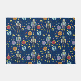 Astrounaut Space Man farbenfroh Fußmatte