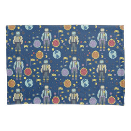 Astrounaut Space Man farbenfroh Kissenbezug