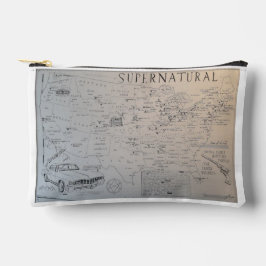 Astuccio con cartina del Kansas Zubehörtasche