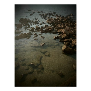 Astúrias Beach Guarujá Brasilien Poster