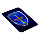 Asturias Metallic Emblem Magnet (Rechte Seite)