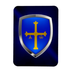 Asturias Metallic Emblem Magnet