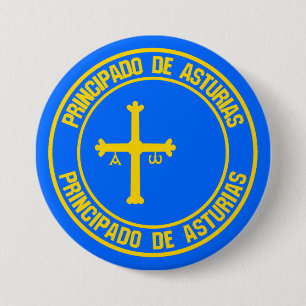 Asturias RundEmblem Button