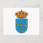 Asturias-Wappen Postkarte (Vorderseite)