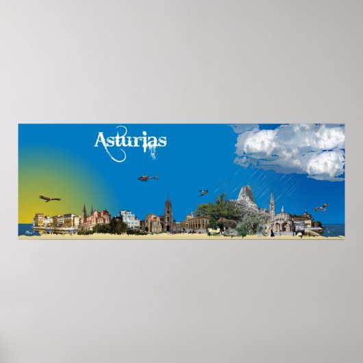 Asturien Poster (Vorne)