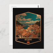 Asturien Postkarte (Vorne/Hinten)