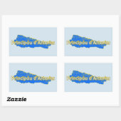 Asturien Rechteckiger Aufkleber (Blatt)