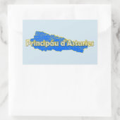 Asturien Rechteckiger Aufkleber (Tasche)