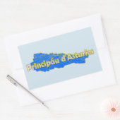 Asturien Rechteckiger Aufkleber (Umschlag)