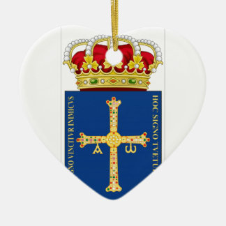 Asturien-Wappen (Spanien) Keramikornament