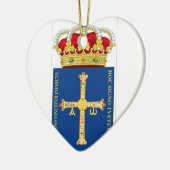 Asturien-Wappen (Spanien) Keramikornament (Links)