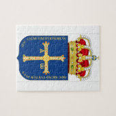 Asturien-Wappen (Spanien) Puzzle (Horizontal)