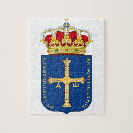 Asturien-Wappen (Spanien) Puzzle (Vertikal)