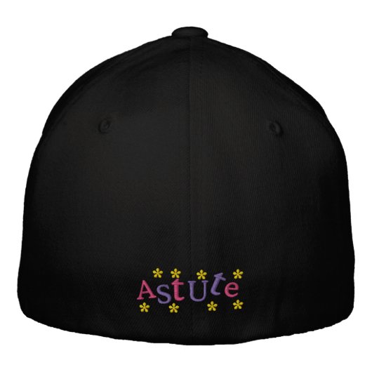 Astute Bestickte Baseballkappe (Rückseite)